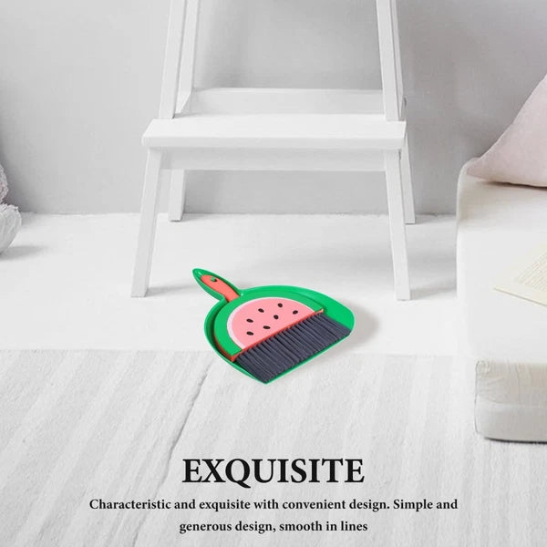Mini Broom Set Desktop Small Dustpan Sweeping Brush and Child Dad