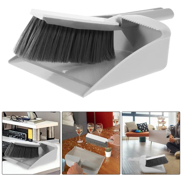 Mini Dustpan Broom Set Desktop Small and Sweeping Soft Brush Table