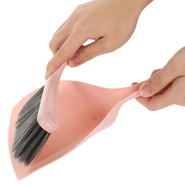 Desktop Cleaning Broom Table and Dustpan Set Small Portable Brush