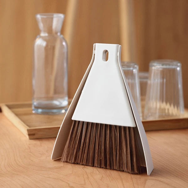 2 Set Preschool Education Broom Travel Child Dusting Brush Mini Dustpan and
