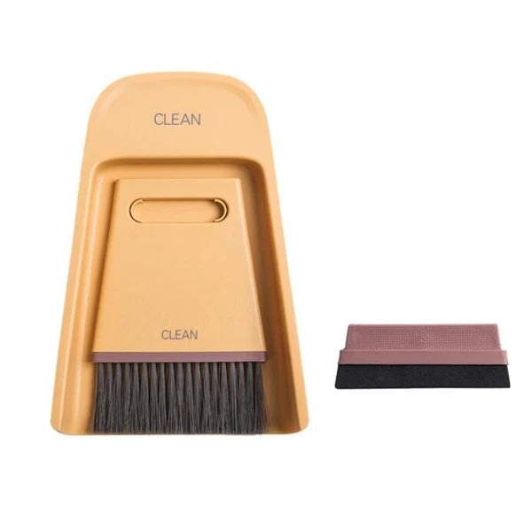 new Wet dry Mini Bar Desktop Sweep Cleaning Brush Small Broom Dustpan Set clean