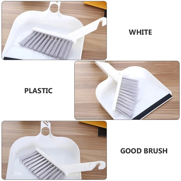 2 Sets Kitchen Cleaning Desktop Broom Mini Dustpan and Brush Child