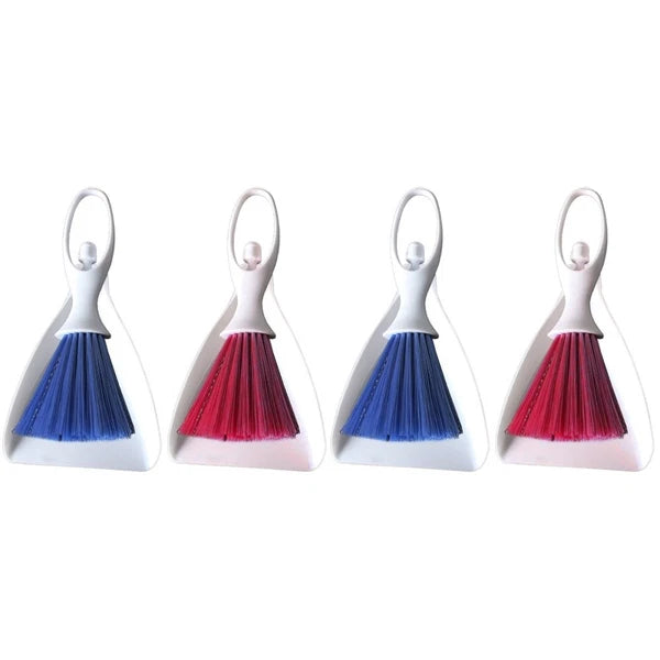 2 Sets Desktop Broom Portable Dustpan Brush Counter Household Supplies