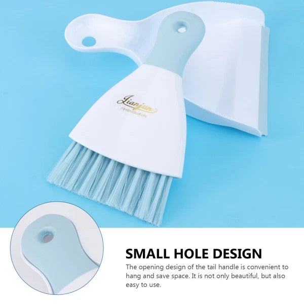 2 Pack Convenient Small Dustpan Set Desktop Cleaner Household Supplies