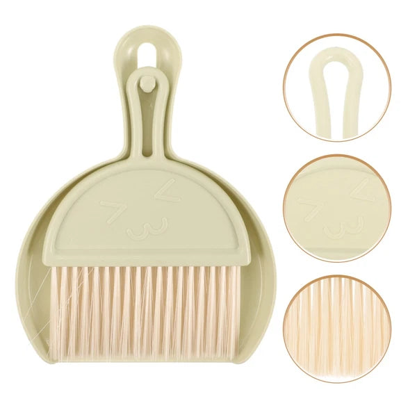 Cleaning Brush Set Child Dust Pan Brushes Mini Dustpan Broom and Handheld