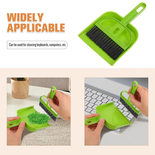 Desktop Broom Set Miniature Dustpan Brush Child Detail Car Detailing