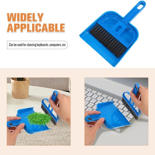 Desktop Broom Set Dad Car Cleaning Brush Interior Mini Dust Pan Brushes