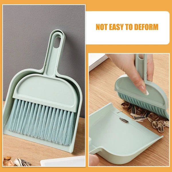 Desktop Broom Set Child Cleaning Small Dustpan Classroom Supplies