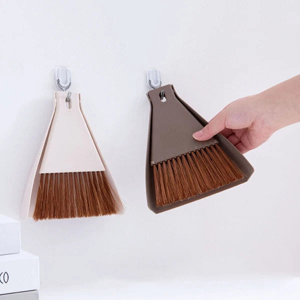 2 Set Preschool Education Broom Travel Child Dusting Brush Mini Dustpan and