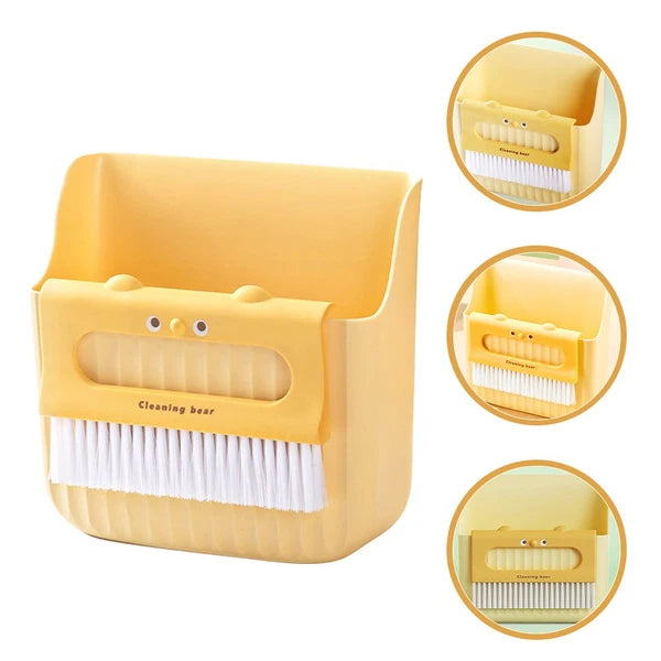 Cleaning Broom Set Portable Brush sweeper with Dust Pan Countertop