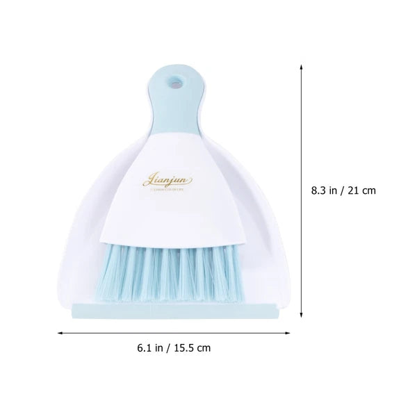 2 Pieces Convenient Small Dustpan Set Household Supplies Cleaning