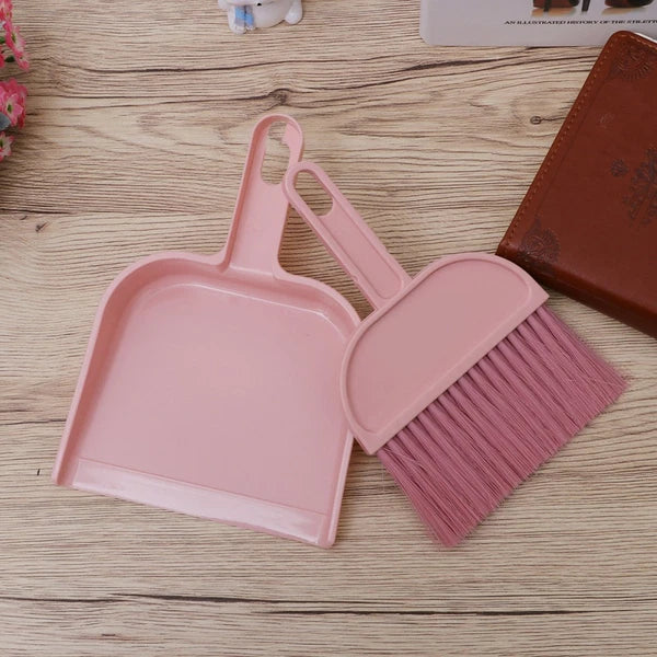 Mini Broom Dustpan Set Brush Desktop and Cleaning Tools Pet Hair Removal