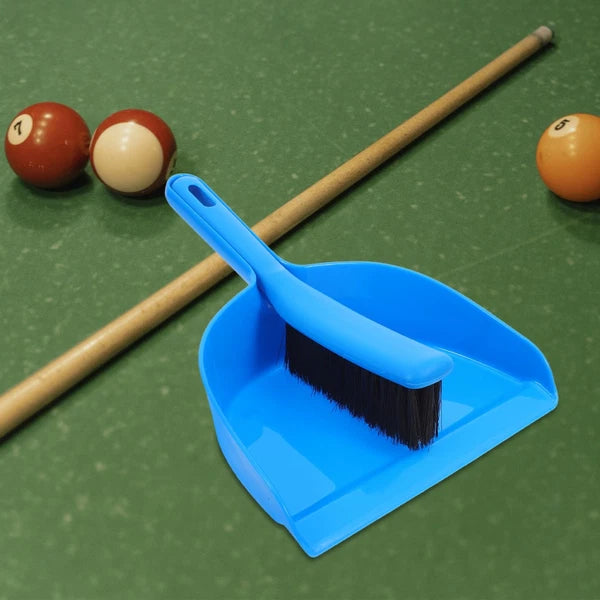 Billiards Cleaning Brush Set Mini Broom and Dustpan Hand Sweeper