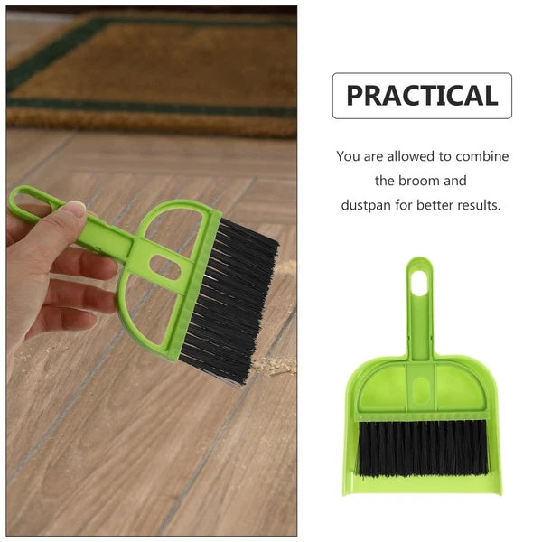 4 PCS Cleaning Brush Set Child Desktop Dustpan and Broom Mini with