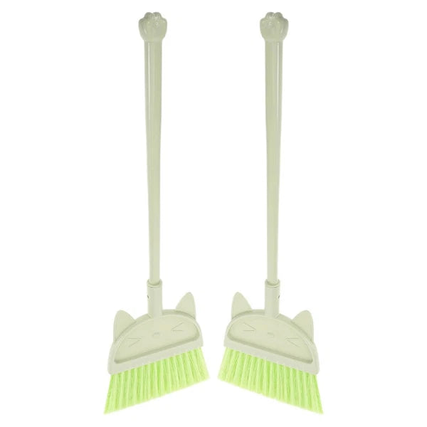 2 Pcs Children's Broom Set Toddler Baby Crumb Sweeper Kids Dustpan and