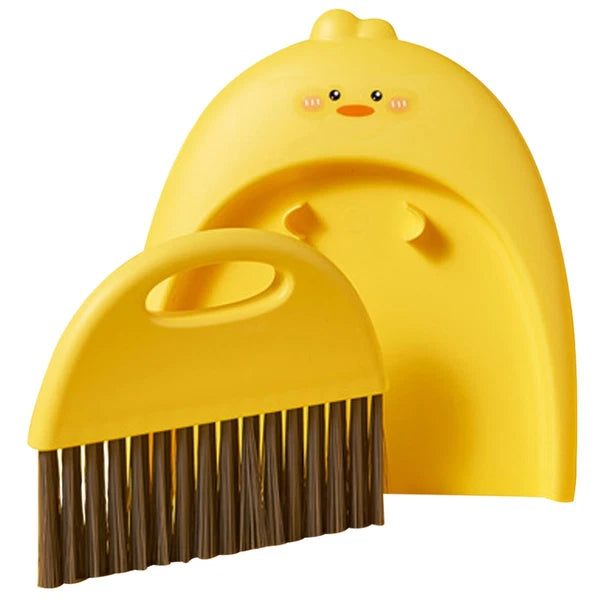 Mini Dustpan Set Baby Child Small Plastic Broom and Tabletop Cleaning Brush