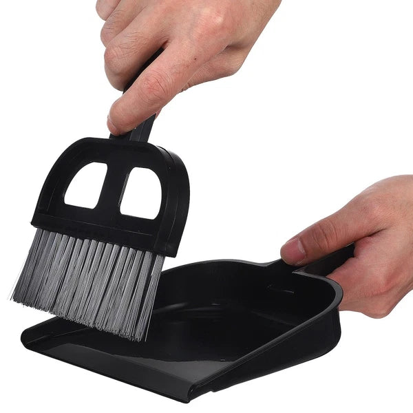 Broom Dustpan Set Handy Mini Broom And Car Care Brush-
