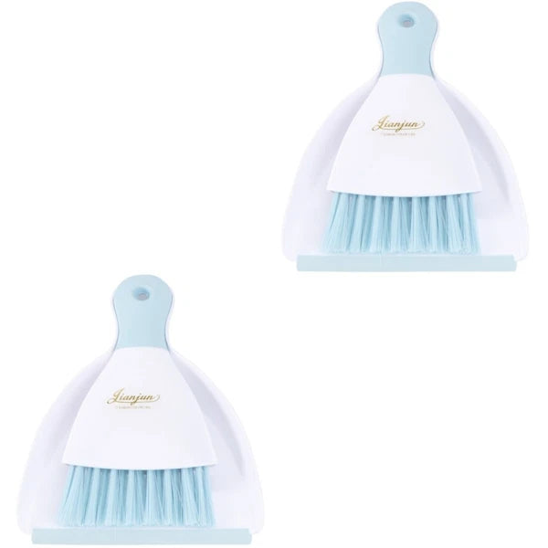 2 PCS Convenient Small Dustpan Set Cleaning Broom Household Supplies