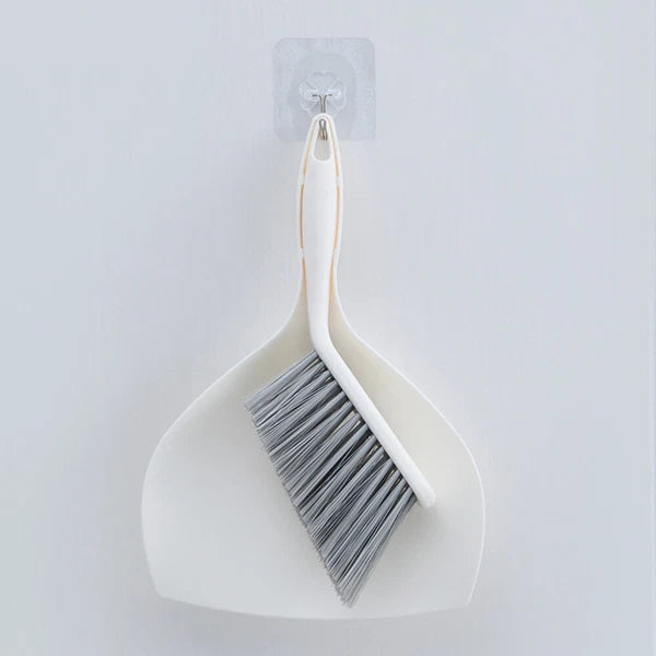 2 Sets Mini Dustpan Broom and Desktop Child Hand Household Cleaning Tools