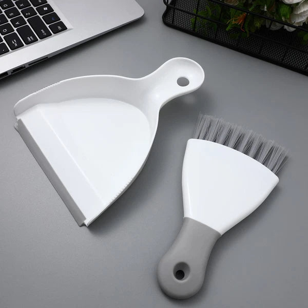 Mini Broom Set Desktop and Dustpan Small Cleaning Utensils Tools