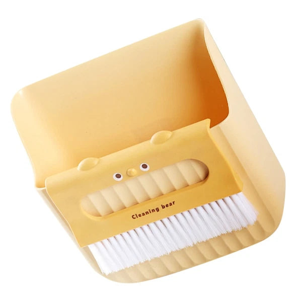 Cleaning Broom Set Portable Brush sweeper with Dust Pan Countertop
