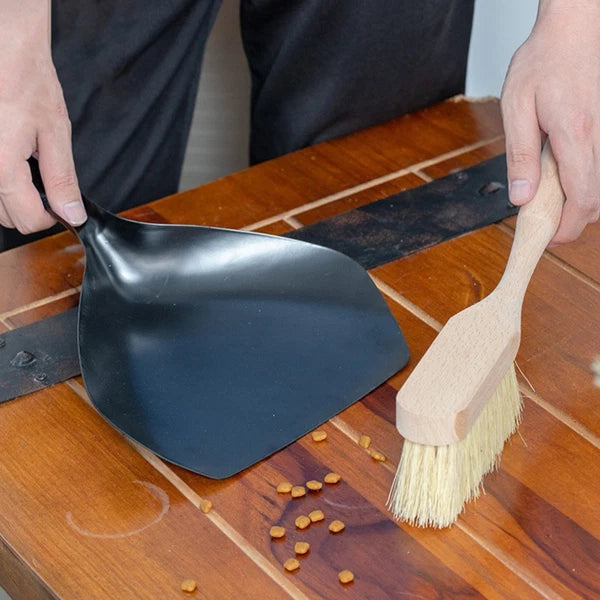 Garbage and Broom Set Sweeping Brush Dustpan Small Child Mini Portable