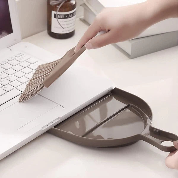 Small Broom and Dustpan Set Mini Dustpan and Brush, Hand Broom and Dustpan Set,