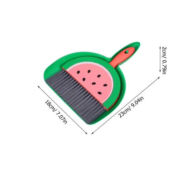 Mini Broom Set Desktop Small Dustpan Sweeping Brush and Child Dad