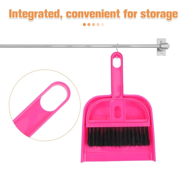 Desktop Broom Set Child Dustpan Brush Table Crumb Car Cleaning Interior