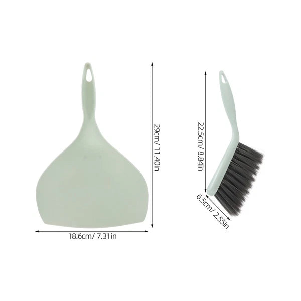 Desktop Cleaning Broom Brush and Dustpan Set Sweeping Soft Small