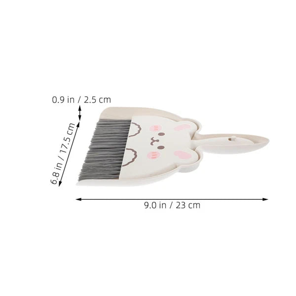 2 Set of Tabletop Brush Set Dining Sweeper Table Cleaning Tool Broom Dustpan