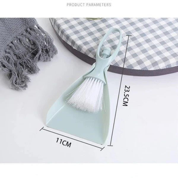 Home Keyboard Hair Brush Mini Floor Dust Broom and Dustpan Set Cleaning Tool New