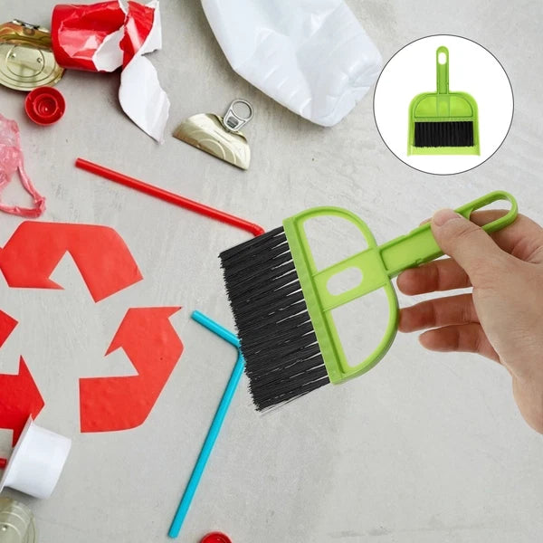 4 PCS Cleaning Brush Set Child Desktop Dustpan and Broom Mini with