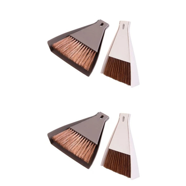 2 Set Preschool Education Broom Desktop Small Dustpan Travel Child Hand with