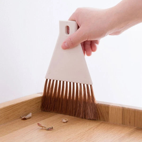 2 Set Preschool Education Broom Travel Child Dusting Brush Mini Dustpan and
