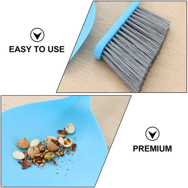 Mini Broom Set Small Dustpan and Brush Household Cleaning Supplies Desktop