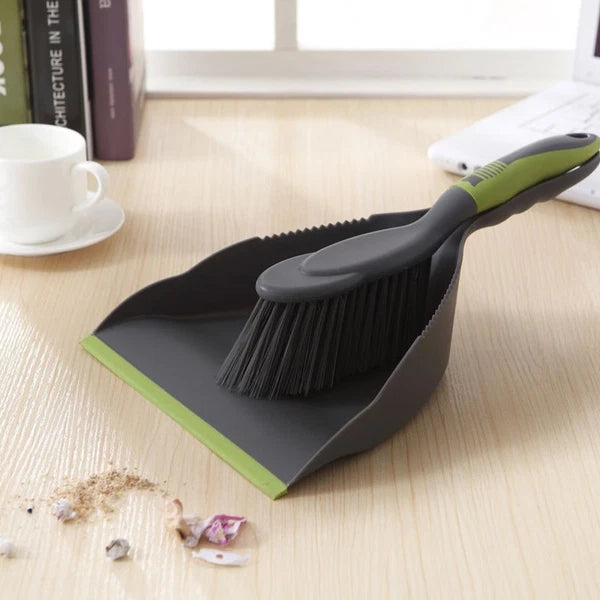 2 Sets  of Mini Cleaning Broom and Dustpan Household Garbage Cleaning Tool