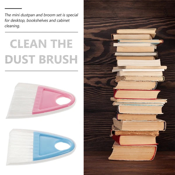2 Sets Cleaning and Sweeping Dad Desktop Mini Broom Small with Dustpan