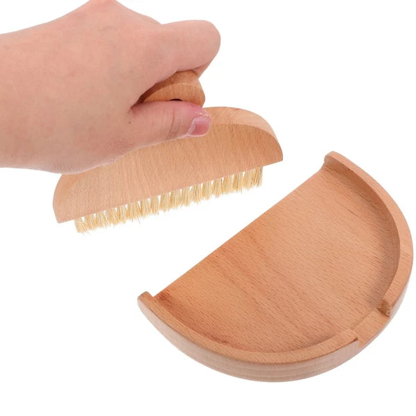 Mini Whisk Broom Desktop Cleaning Brush Set Dad Sweeping and Dustpan Hand Small
