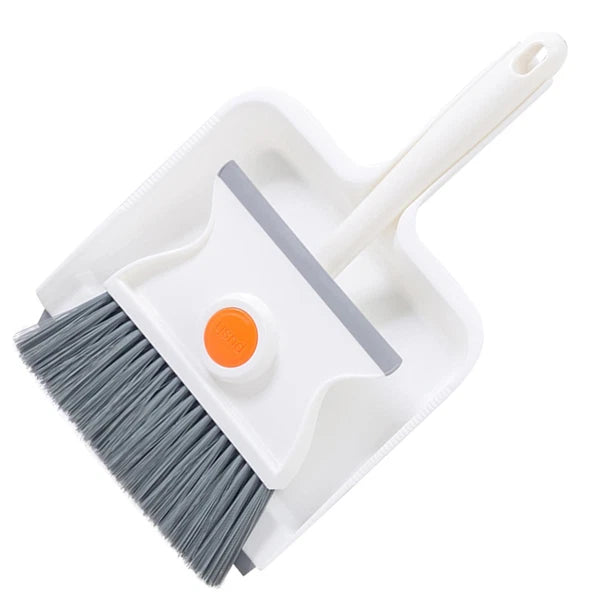 Broom Dustpan Set Child Toddler Desk and Table Cleaning Kit Brushes