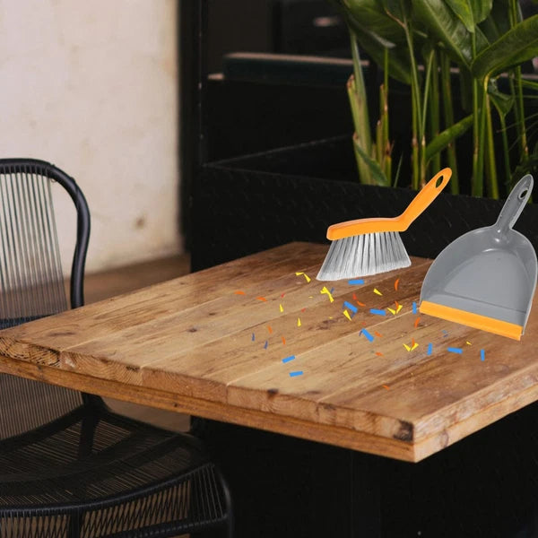 Desktop Cleaning Broom Set Child and Dust Pan Convenient Mini Dustpan