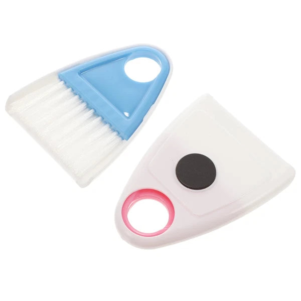 2 Sets Cleaning and Sweeping Desktop Mini Broom Dad Child Small Dust Pan