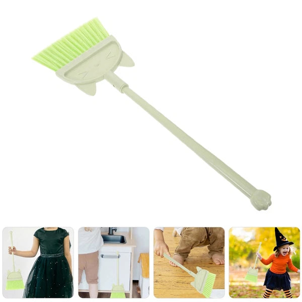 2 Pcs Children's Broom Set Toddler Baby Crumb Sweeper Kids Dustpan and
