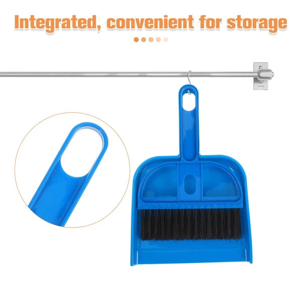 Desktop Broom Set Work Dustpan Brush Toy Children House Cleaning Toys