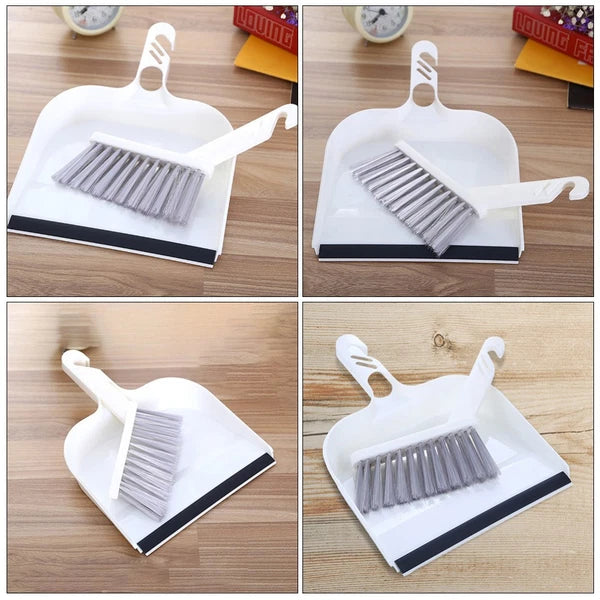 2 Sets Kitchen Cleaning Desktop Broom Mini Dustpan and Brush Child