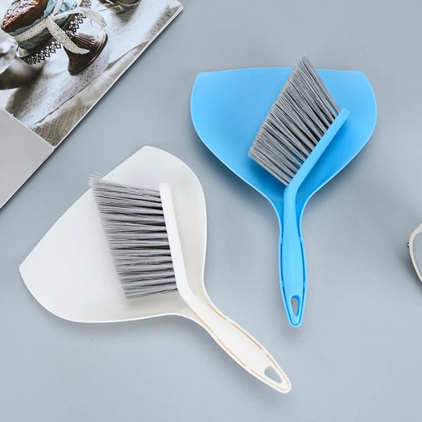Mini Broom Set Small Dustpan and Brush Household Cleaning Supplies Desktop
