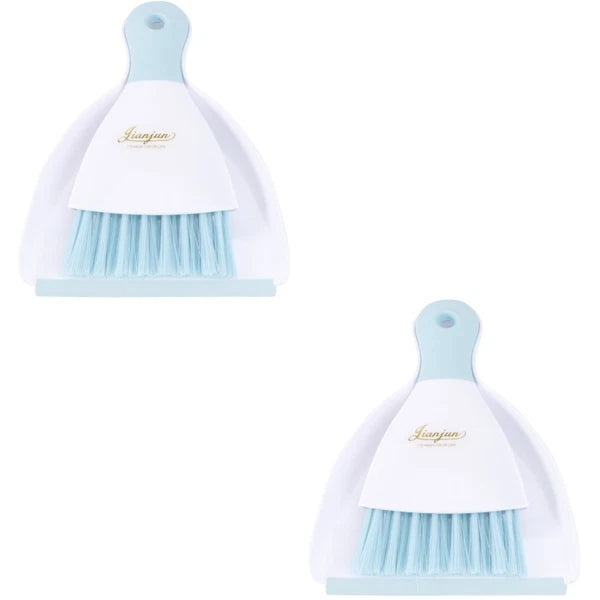 2 PCS Convenient Small Dustpan Set Cleaning Broom Household Supplies