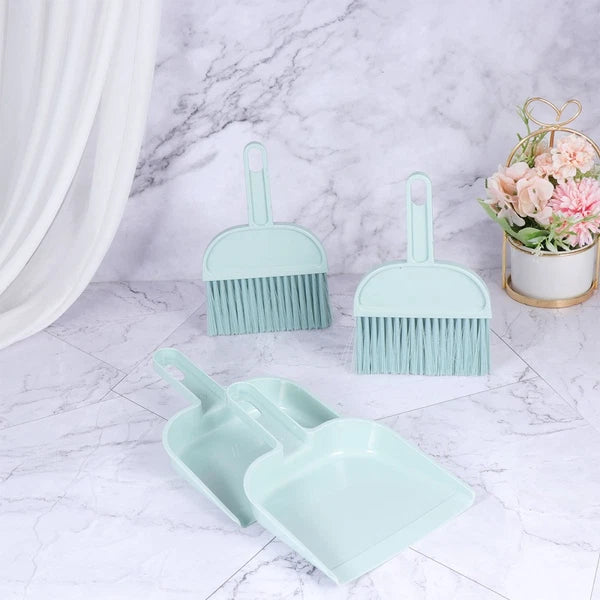 2 Sets Mini Dustpan Broom Pet Cleaning Small Animal Cage Cleaner Hamster