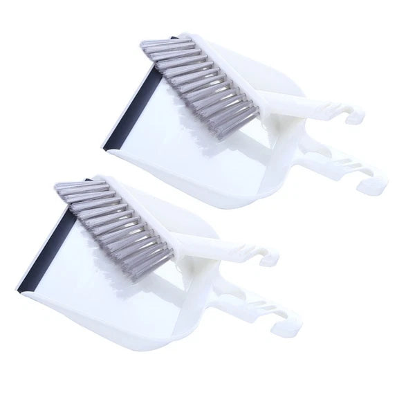 2 Sets Kitchen Cleaning Desktop Broom Mini Dustpan and Brush Child