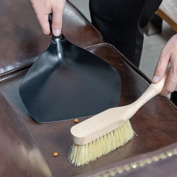 Garbage and Broom Set Sweeping Brush Dustpan Small Child Mini Portable